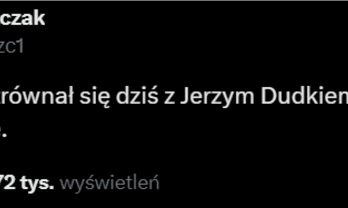 Wojciech Szczęsny ZRÓWNAŁ się z Jerzym Dudkiem w... O.o